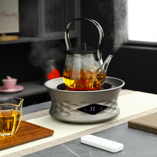 【2025年新款】电陶茶炉烧水煮茶器家用小型泡茶围炉煮茶玻璃壶
