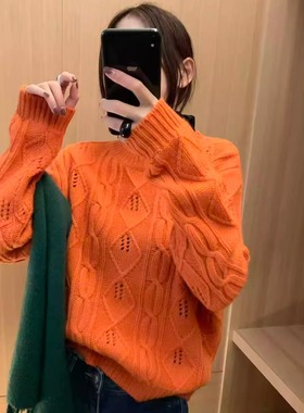 QIQI绮绮家~100绵羊毛毛衣28340【杭州九禾】#11-28