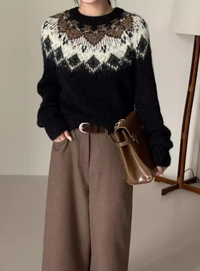 QIQI绮绮家~费尔岛毛衣25937【杭州九禾】#11-28