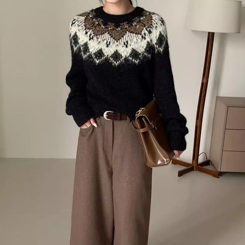 QIQI绮绮家~费尔岛毛衣25937【杭州九禾】#11-28