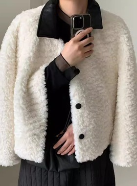 QIQI绮绮家~皮毛一体毛毛外套（送包包）27227【杭州九禾】#11-28