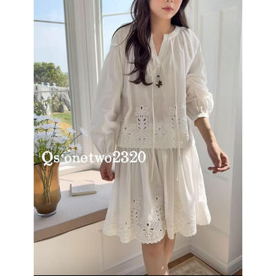 QIQI绮绮家~套装衬衣15152+半裙15048【杭州ONE TWO】#3-28