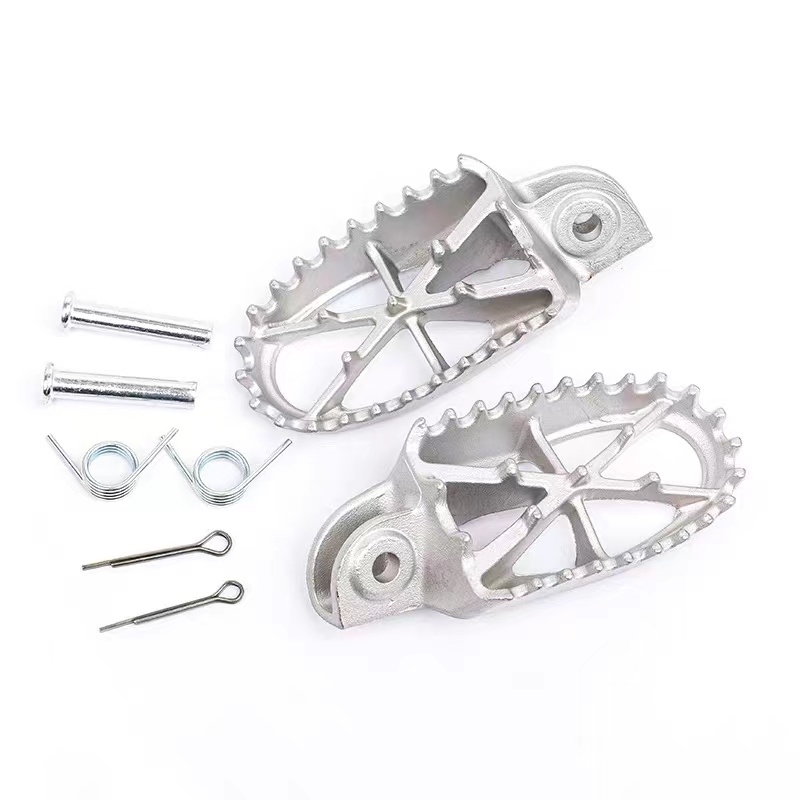 正林250轻蜂X/R越野摩托车改装不锈钢前脚踏脚蹬踏板小高赛