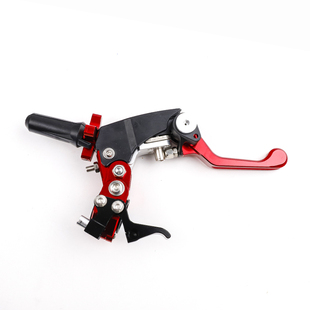 2指短款越野摩托车折叠省力防摔CNC离合手把 风门开关 离合器总成
