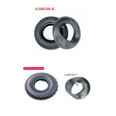 4.10/3.50-5外胎电动滑板车胎餐车老虎车代步车 410 350-6内外胎