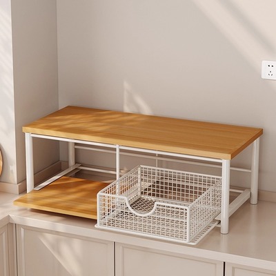 桌面咖啡机置物架餐桌水杯收纳架