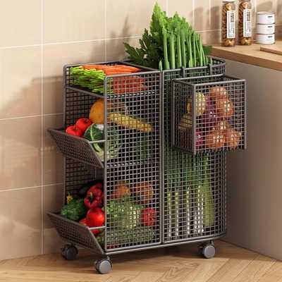 厨房多功能置物架果蔬多层收纳