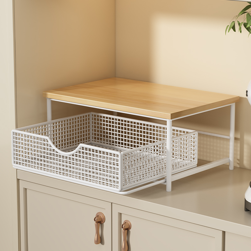 桌面置物架咖啡机储物架