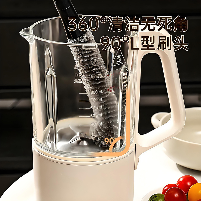 二合一胡桃木纹杯刷家用厨房专用洗杯子锅刷清洁神器实用工具