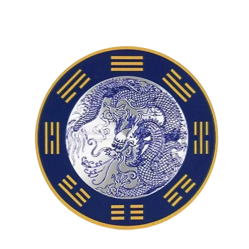 青龙图贴纸槽靠窗水龙头直径8厘米便捷安装一贴即用设计