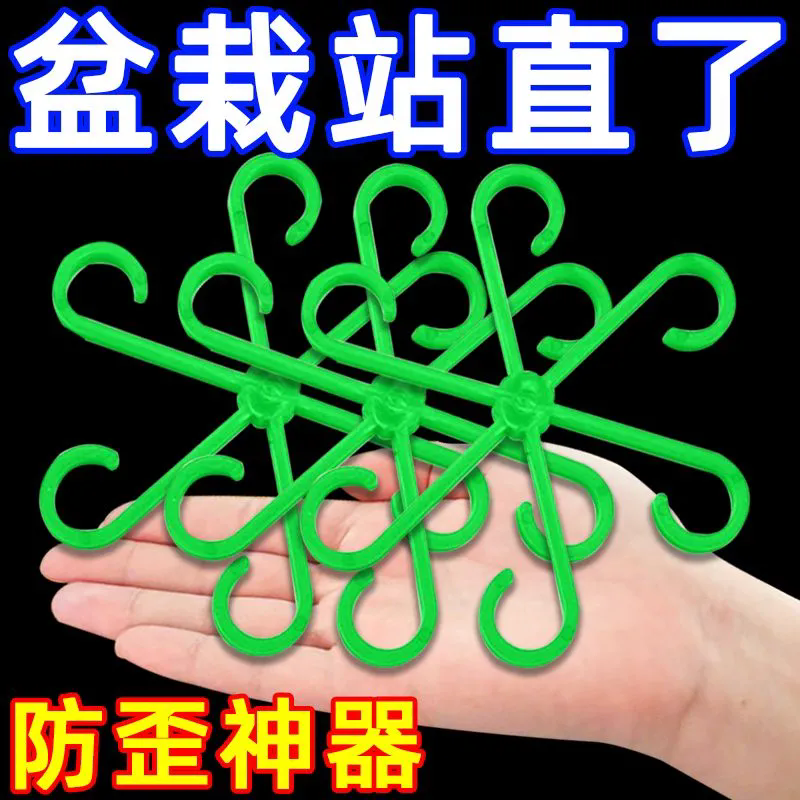 龟背竹春羽防倒伏支撑固定器花园爬藤架枝干稳定水培实用工具花盆