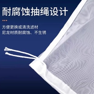 鱼缸底滤纳米过滤袋高效清洁加厚加密水族魔毯实用棉网袋设计