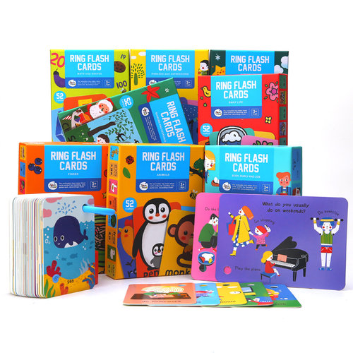 童年早教英文识字卡片