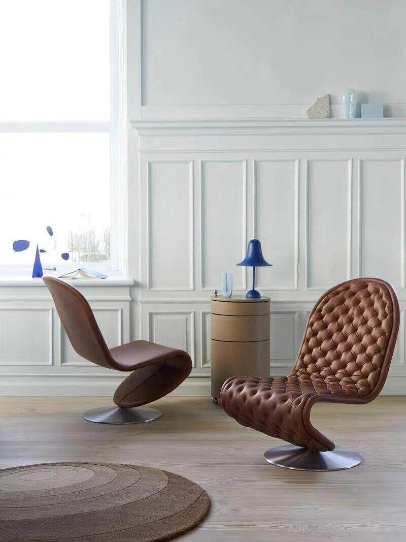 S-Shaped Designer Chair with Snake-Shaped Backrest - Taobao product photo 3