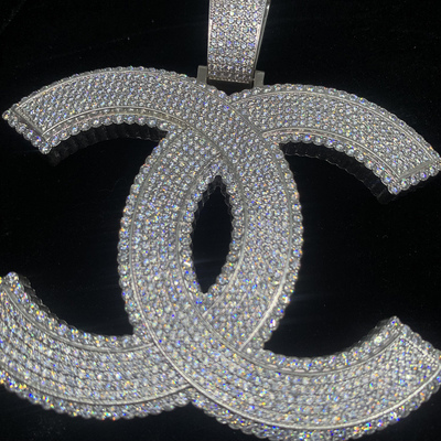 满钻大吊坠嘻哈项链CentralCee