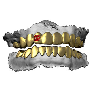 嘻哈hiphop大金牙定制grillz牙饰925银镀金K金定制配饰old school