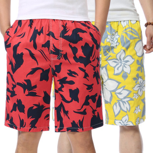 休闲棉短裤 情侣装 夏季 胖子大裤 沙滩裤 衩男五分裤 男纯棉宽松大码