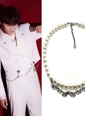 周深同款钛钢贝珠男女开春季