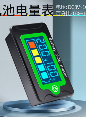 PZEM-009直流磷酸铁锂电池电量表 电压表三元锂电剩余电量检测仪