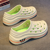 休闲沙滩鞋 透气软底外穿凉鞋 夏季 防滑耐磨不累脚开车鞋 洞洞鞋 男款