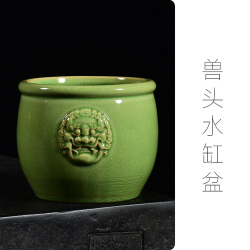 中国风复古花盆陶瓷盆缸