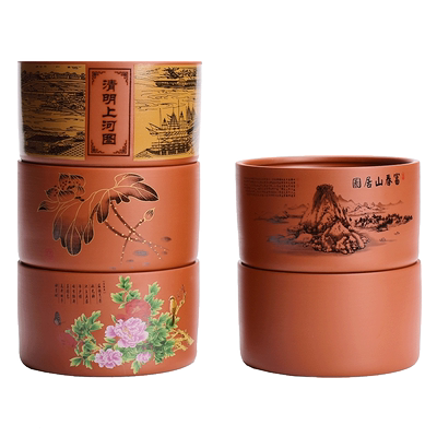 紫砂花盆铜钱草专用水培碗莲盆睡莲盆缸陶瓷无孔水养水仙花盆大号