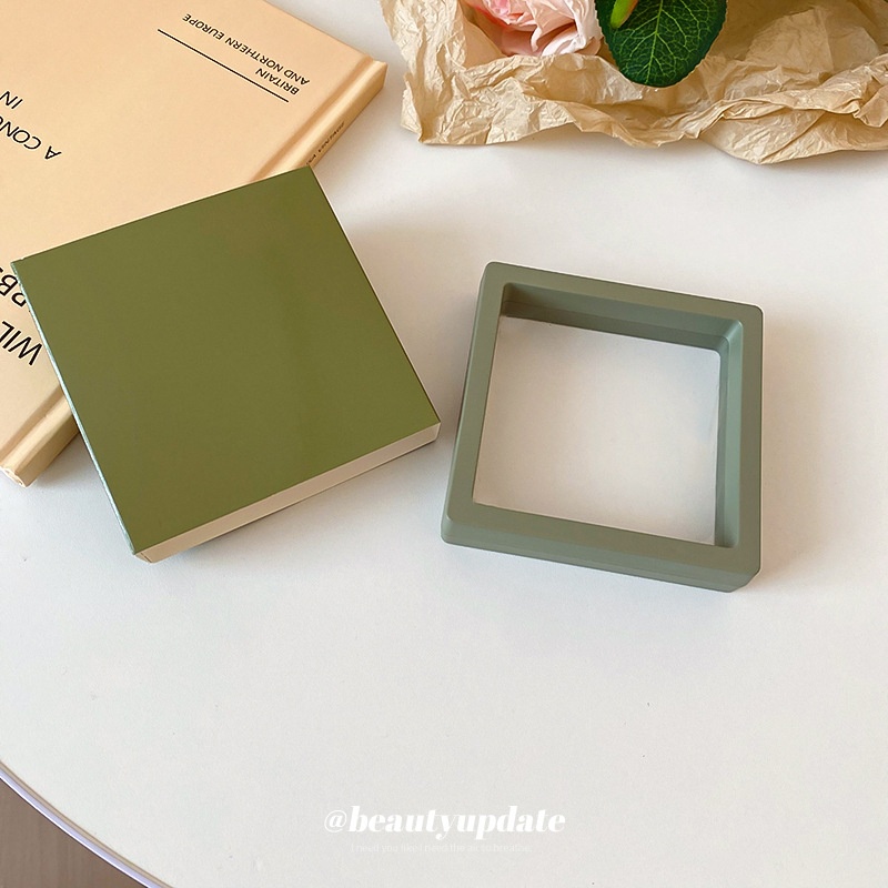 森系透明悬浮戒指手链展示盒耳饰项链收纳盒旅行便携首饰盒女