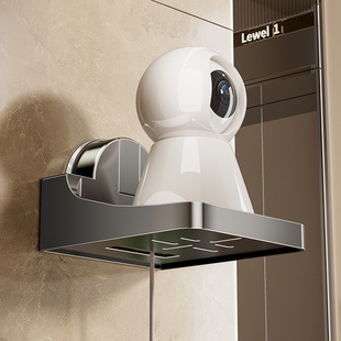 吸盘小米萤石摄像头支架墙上监控置物架墙壁路由器收纳盒壁挂托架