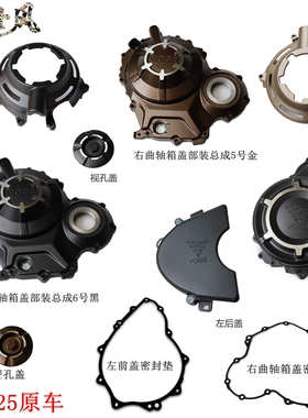 无极CU525右曲轴箱盖隆鑫KEL500太子发动机装饰盖LX500-3A左后盖