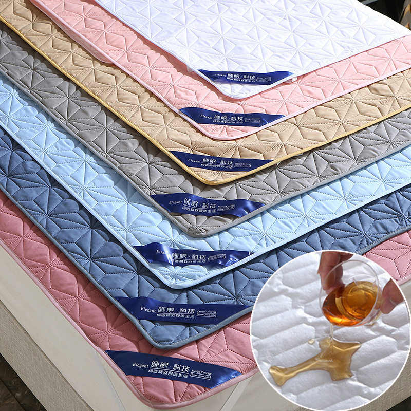 夹棉防水床垫隔尿床护垫加棉防尘床罩护理垫防滑床罩席梦思保护套