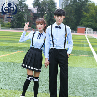中小学生班服夏季套装ins学院风高初中生JK制服运动会入场式服装