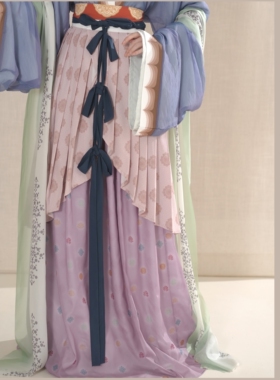 汉墨记复原手工绶带百搭宋制酢浆草结仕女图汉服神仙服配饰