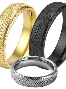 钛钢戒指男女指环婚戒ring小号6