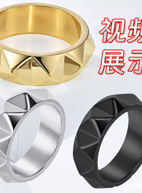 个性防身破窗指虎不锈钢指环钛钢
