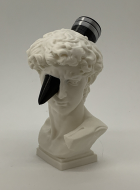 被88炮击中的大卫元气角落ins仿石膏摆件北欧风文艺迷你雕塑雕像