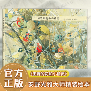 花和小精灵 田野 精装 硬壳安野光雅美丽 12岁幼儿科普知识读物启蒙认知早教绘本睡前故事书儿童亲子读物 自然绘本3 官方直营