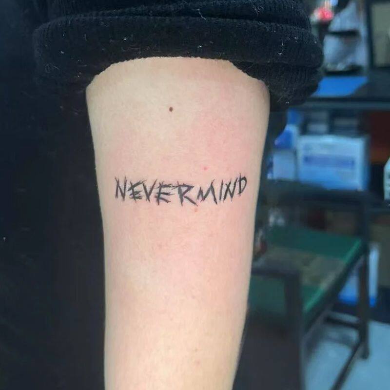 bts朴智旻never mind草本纹身贴防水半永久刺青ins风小众同款贴纸