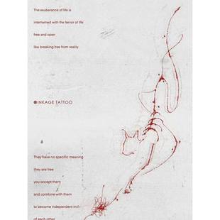 行为艺术奔放的狐 彩色纹身贴持久防水仿真辣妹高级感简约ins风