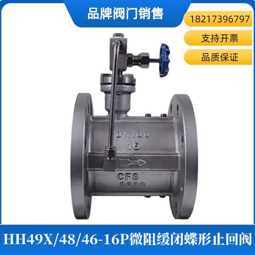 304不锈钢缓闭止回阀HH49X-16P