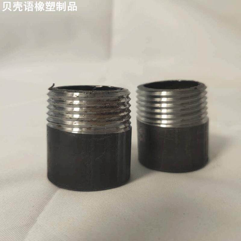 现货供应碳钢螺纹短节 镀锌外丝扣水管接头 碳钢螺纹单丝头