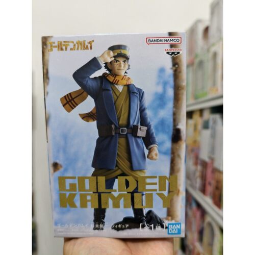 万代眼镜厂黄金神威杉元佐一手办