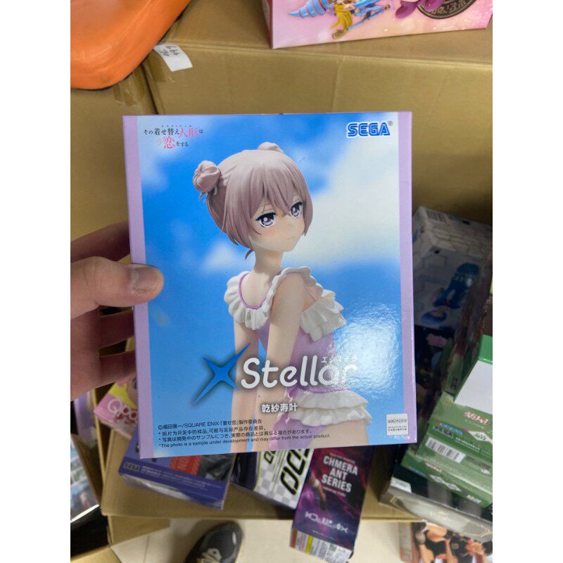 日本正版 世嘉 sega 乾纱寿叶 泳装手办 动漫周边摆件