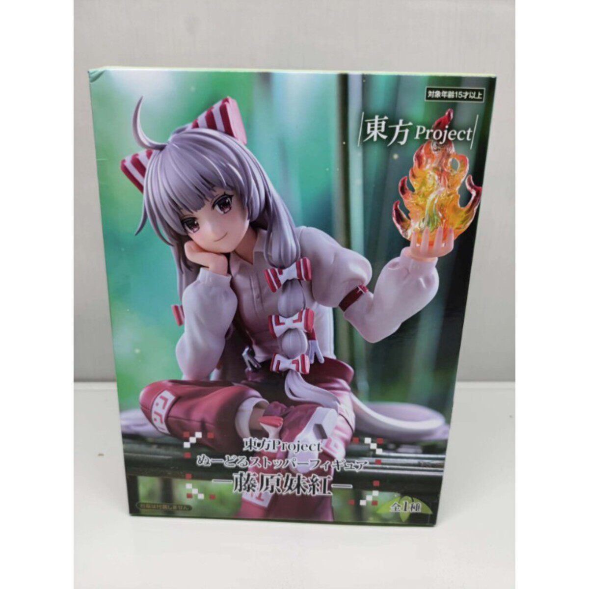 日本正版 FURYU 东方Project 藤原妹红 泡面压景品手办模型摆件