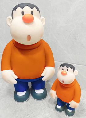 客厅卡通动漫摆件胖虎手办装饰品