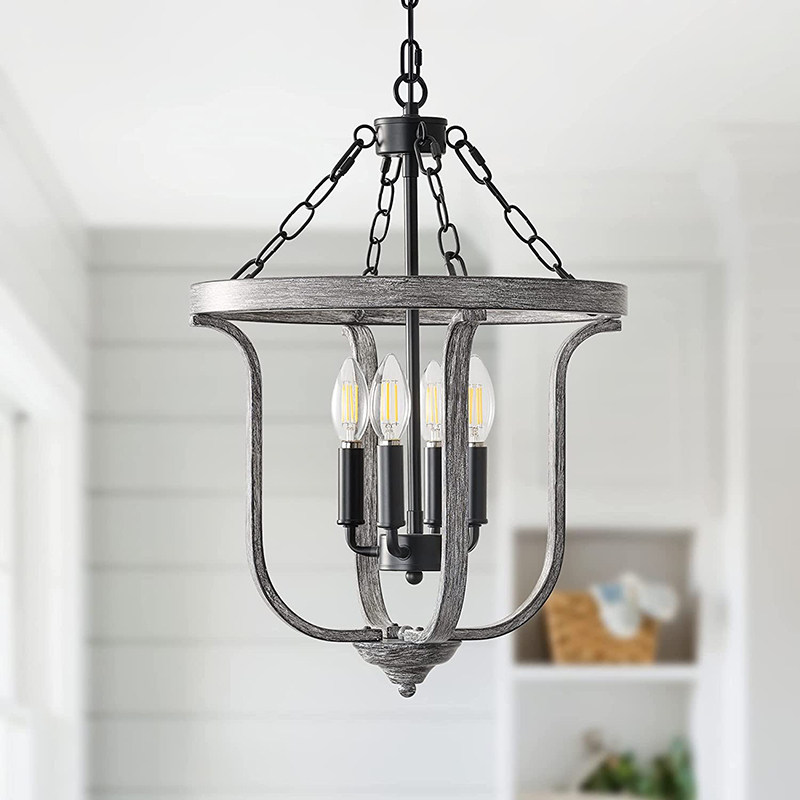创意个性美式田园乡村简约家用实木铁艺法式复古客厅餐厅装饰吊灯