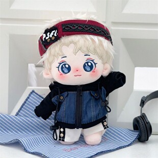 原创现货20cm石凯棉花娃娃名侦探学院可爱玩偶毛绒公仔 含出生证