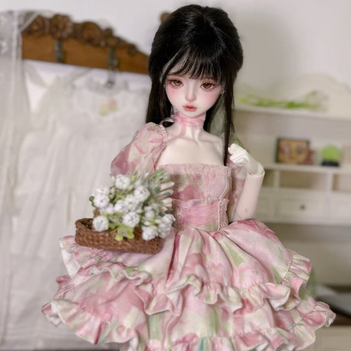 超甜可爱现代巴比日系娃娃bjd玩具女孩摆件人偶网红盲盒玩偶