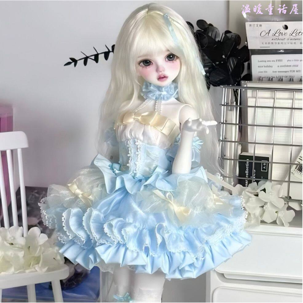 现代婚纱bjd巴比精致娃娃高颜值关节可动带妆人偶盲盒女生节日礼