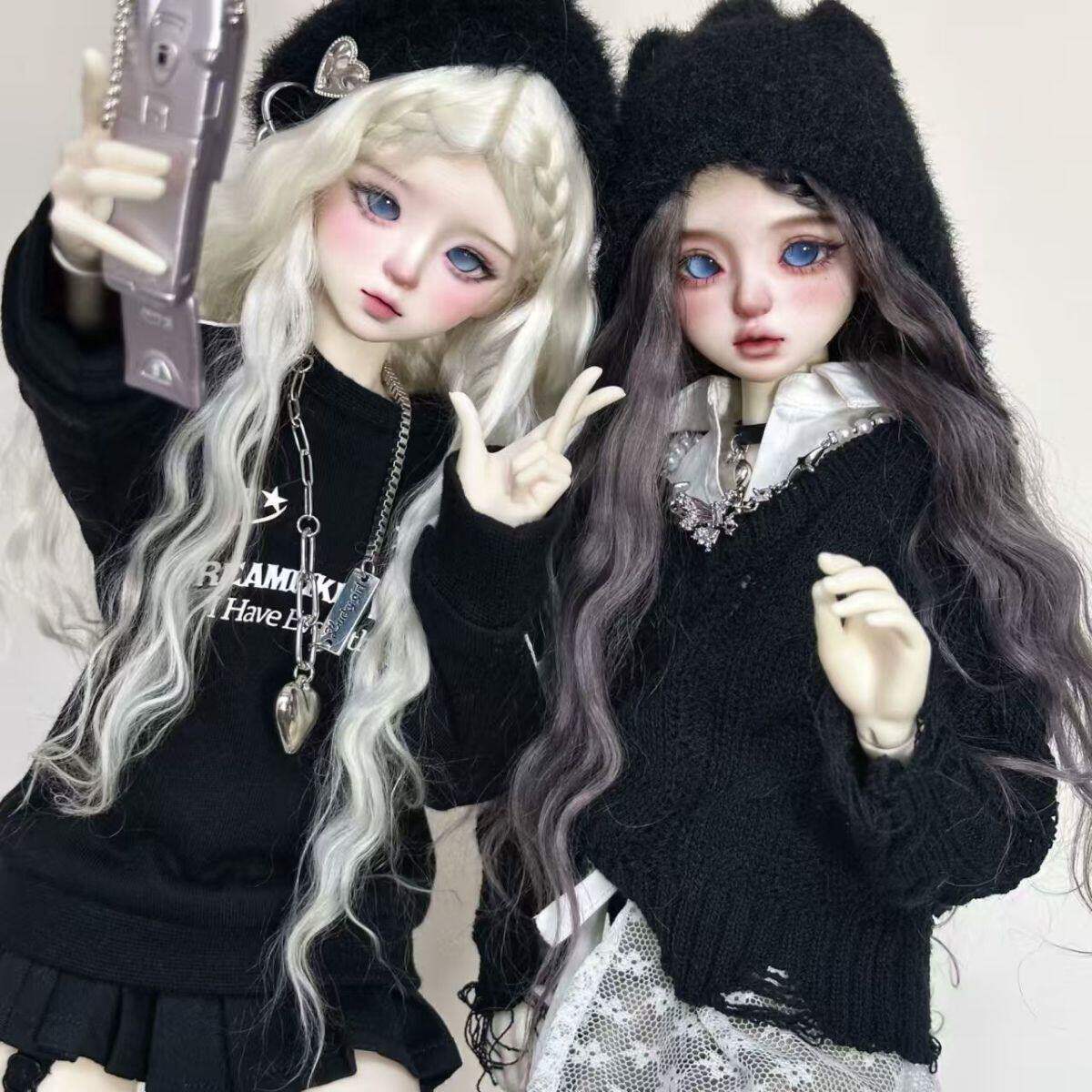 精致巴比娃娃关节可动女孩房间摆件模型礼物玩偶盲盒超甜可爱现代