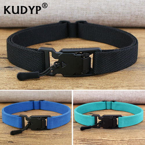 男女通用细款帆布塑料休闲腰带